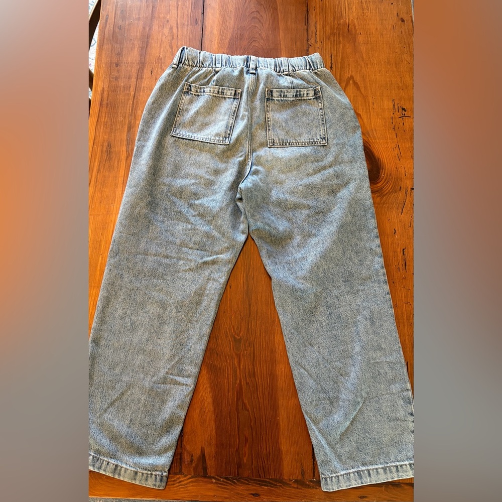 Gap drawstring wide leg denim, size medium - Picture 7 of 7